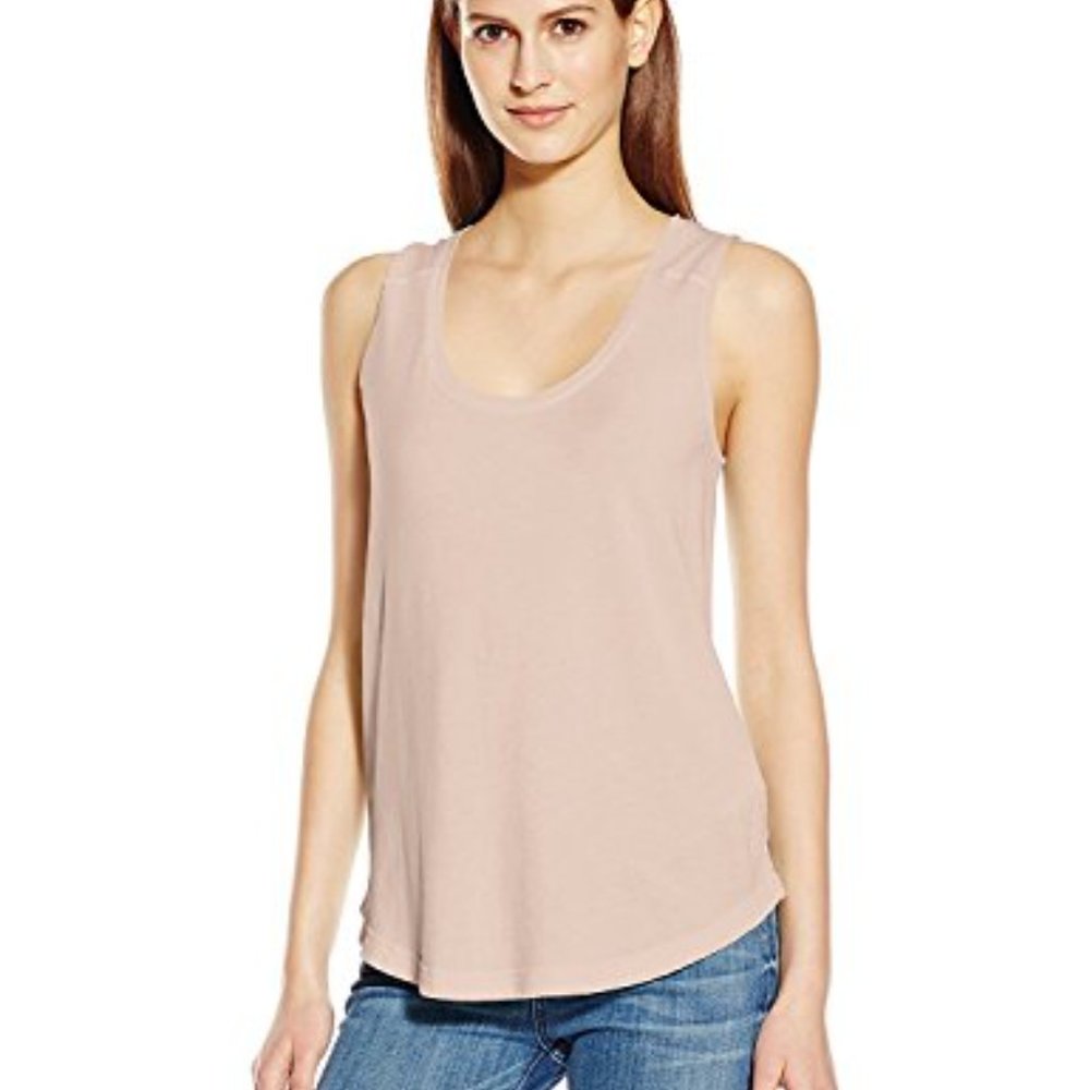 NWT Splendid Women's Vintage Whisper Tank Pink/Beige Size Small $50 K227